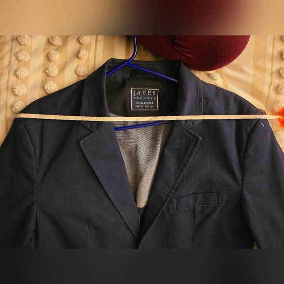 Mens Large Jachs New York Navy Jacket Coat Suit - Picture 12 of 14